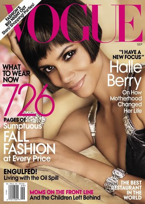 halle berry vogue september 2010. Halle Berry Graces The Current