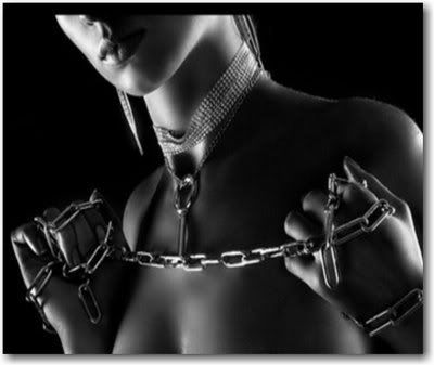 submissive bdsm photo: Help me out chained.jpg