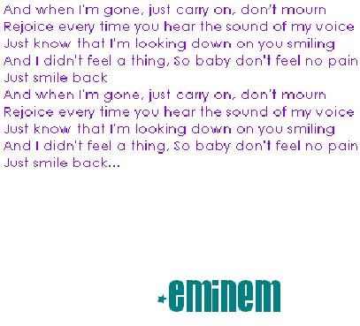 eminem quotes from recovery. eminem quotes from lyrics.