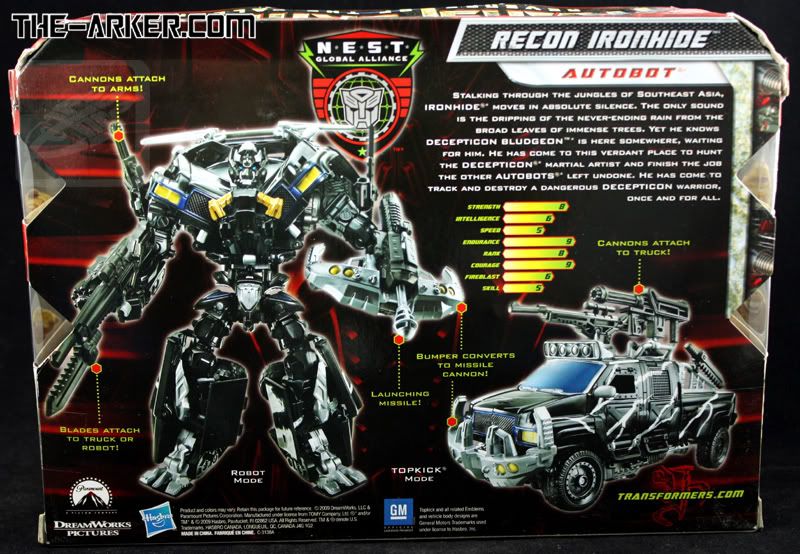 New Images of In Box & Biographies of Recon Ironhide and Bludgeon