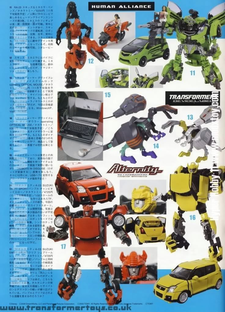 Hyper Hobby Magazine - November Issue (Takara TF Toys image)