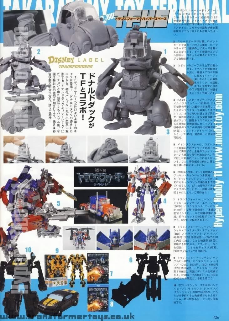 Hyper Hobby Magazine - November Issue (Takara TF Toys image)