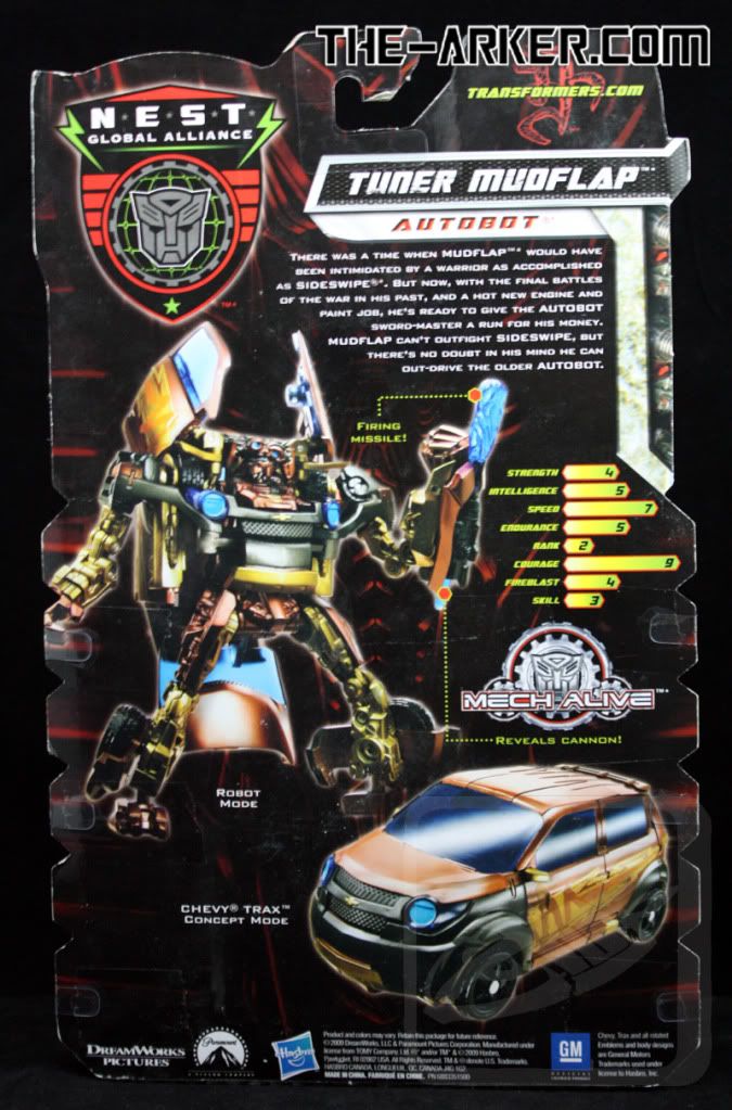 In Package Images of ROTF Dirge, Tuner Mudflap & Armorhide