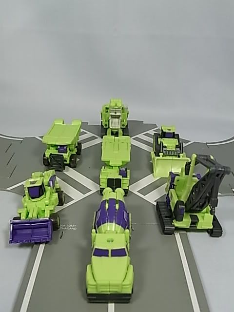 Transformers News: Toy Images of Transformers ROTF EZ Collection Devastator (G1 Colours) Image