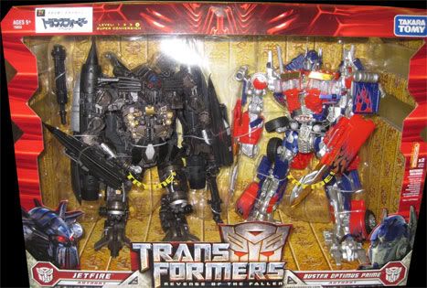 Clearer Images of Takara Tomy Buster Optimus Prime & Jetfire 2 Pack