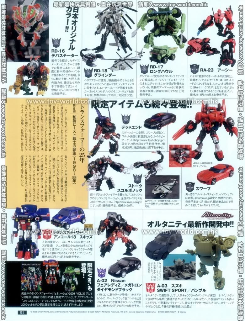 Figure King September 09 Scanned Images - Transformers Toys
