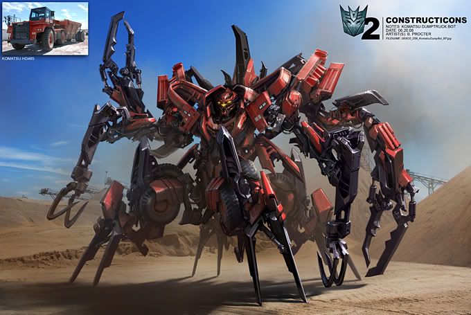 Transformers News: More ROTF Movie Concept Art By Ben Procter