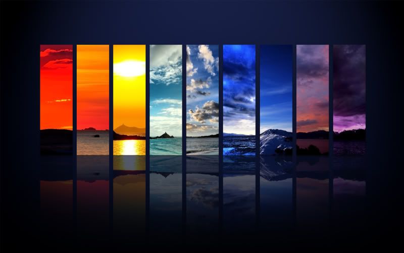 desktop wallpaper sky. Spectrum of the Sky Wallpaper