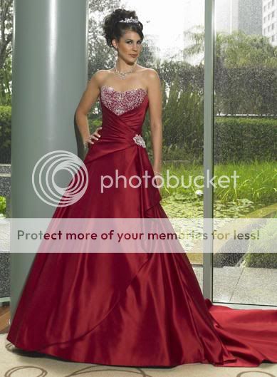 Rot Abendkleid Brautkleid Abendkleidung Lang Drag Talar  