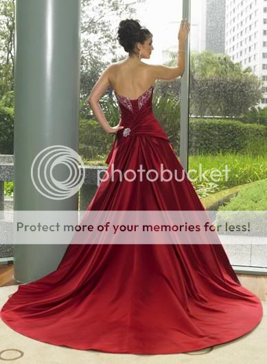 Rot Abendkleid Brautkleid Abendkleidung Lang Drag Talar  