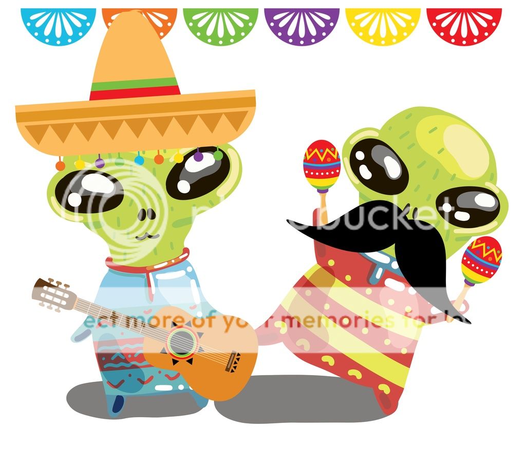 Cinco de Mayo Alien Mexican Fiesta T-shirt shirt