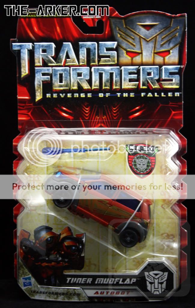 In Package Images of ROTF Dirge, Tuner Mudflap & Armorhide - Transformers