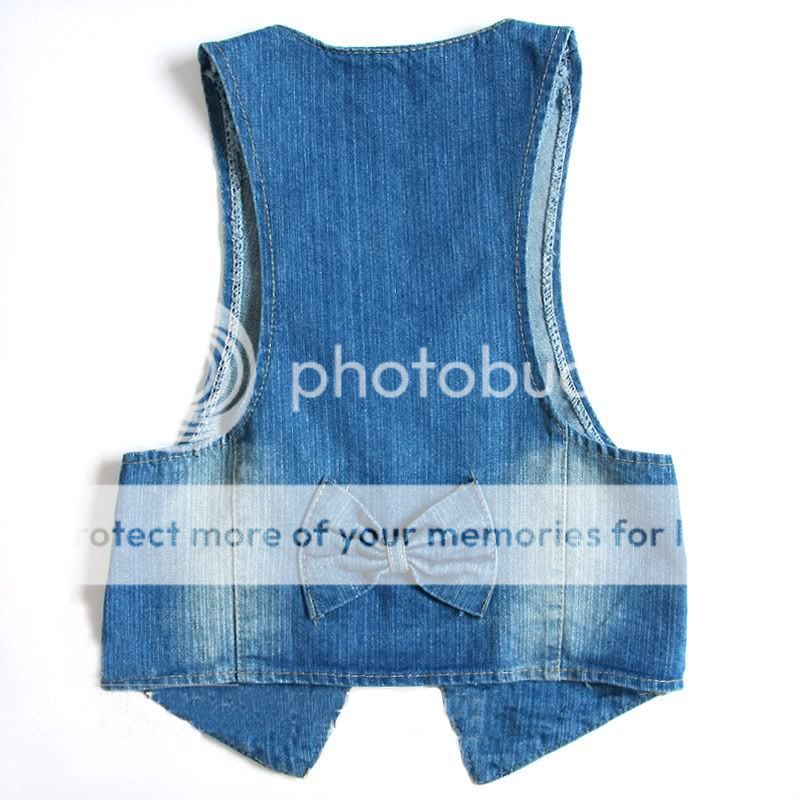 Women Korea Sexy Sequins Denim Vest Waistcoat G385  