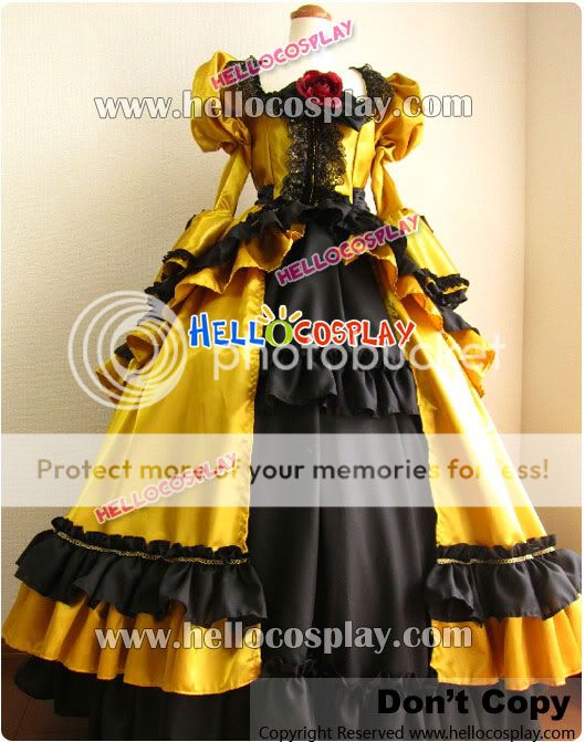 Vocaloid 2 Costume Daughter of Evil Kagamine Rin Yellow  