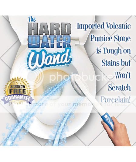 Hard Water Wand Porcelain Toilet Cleaner Pumice Stone Won'T Scratch Seen on TV
